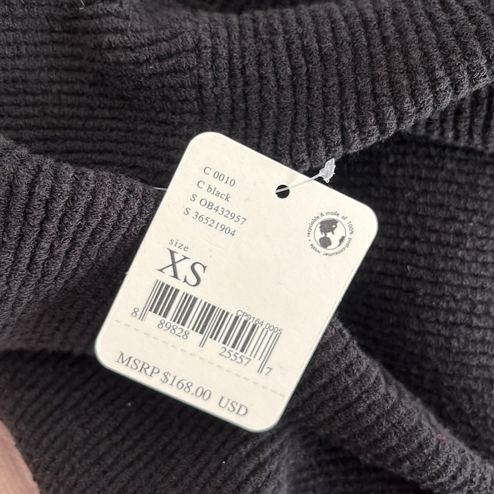 Free People Ottoman Slouchy Tunic Sweater in Black Size XS - Picture 5 of 8